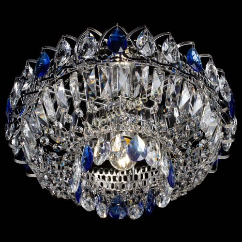 Люстра Астра Бутон №1 синяя в Симферополе Гусь Хрустальный