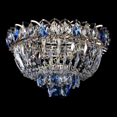 Люстра Астра Бутон №2 синяя в Симферополе Гусь Хрустальный