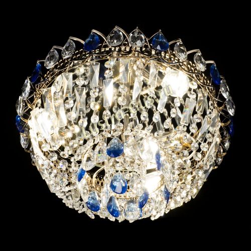 Люстра Астра Бутон №2 синяя в Симферополе Гусь Хрустальный