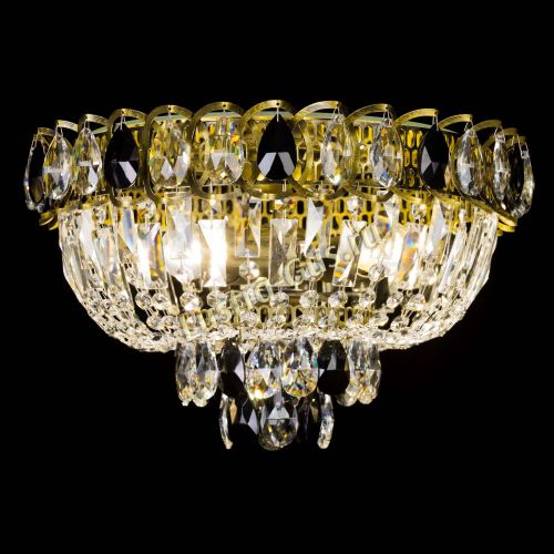 Люстра Астра Бутон №3 черная под бронзу в Симферополе Гусь Хрустальный