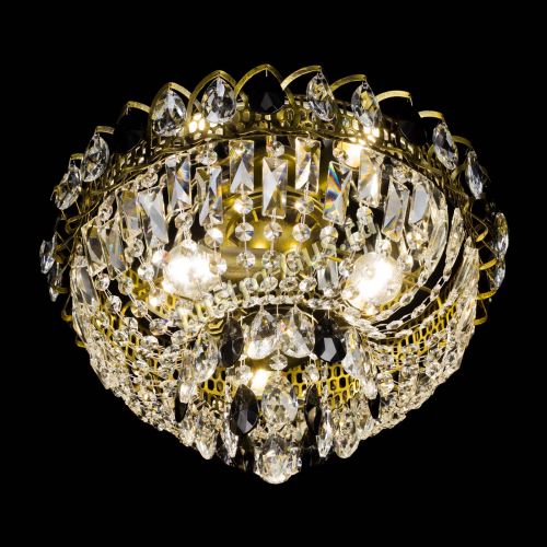 Люстра Астра Бутон №3 черная под бронзу в Симферополе Гусь Хрустальный