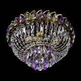 Люстра Астра Бутон №3 фиолетовая под бронзу в Симферополе