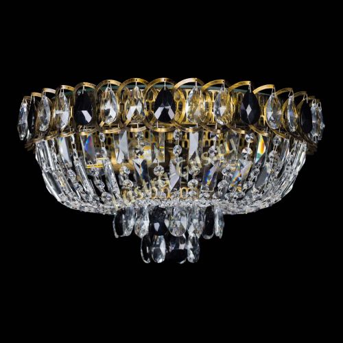 Люстра Астра Бутон №5 черная под бронзу в Симферополе Гусь Хрустальный