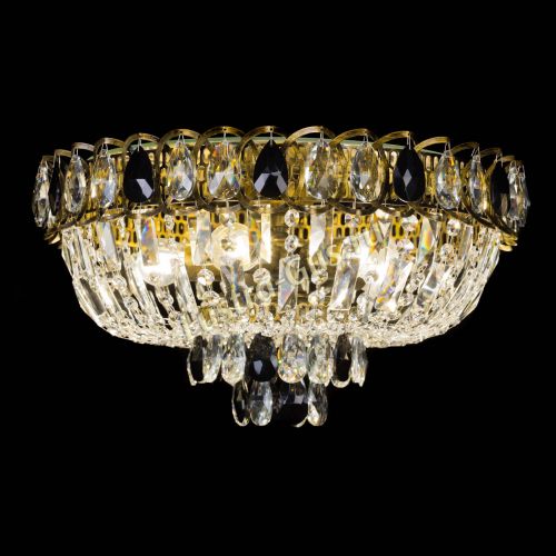 Люстра Астра Бутон №5 черная под бронзу в Симферополе Гусь Хрустальный