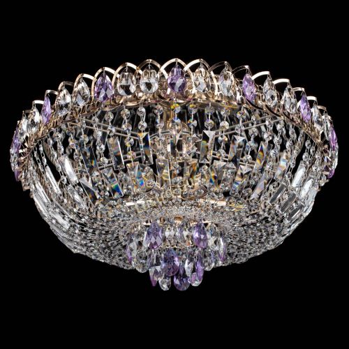 Люстра Астра Бутон №5 фиолетовая в Симферополе Гусь Хрустальный