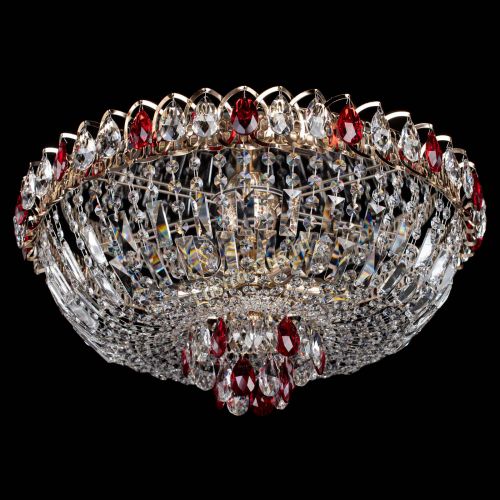 Люстра Астра Бутон №5 красная в Симферополе Гусь Хрустальный