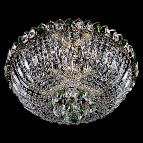 Люстра Астра Бутон №5 зеленая в Симферополе Гусь Хрустальный