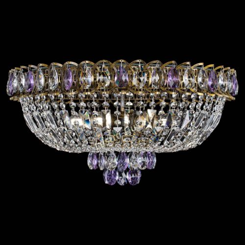 Люстра Астра Бутон №6 под бронзу Фиолетовая в Симферополе Гусь Хрустальный