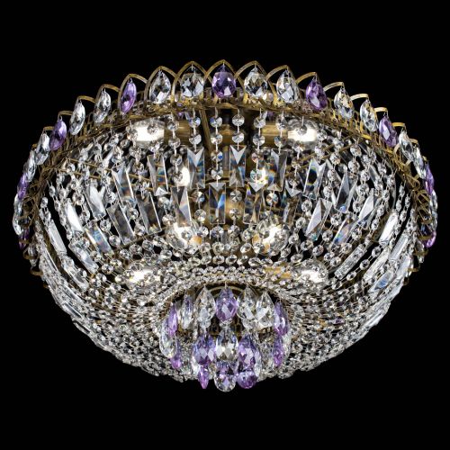 Люстра Астра Бутон №6 под бронзу Фиолетовая в Симферополе Гусь Хрустальный