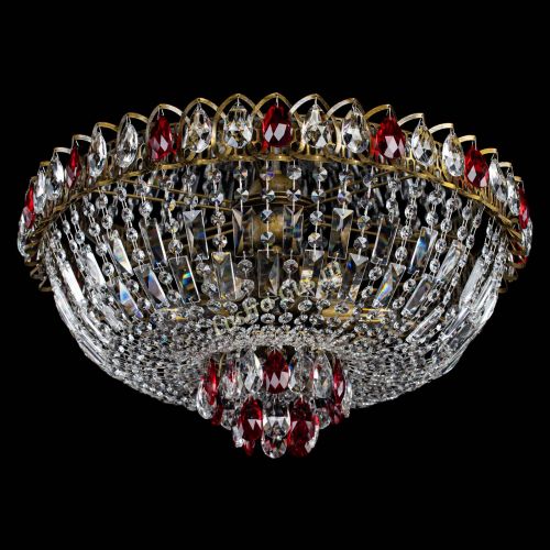 Люстра Астра Бутон №6 под бронзу Красная в Симферополе Гусь Хрустальный