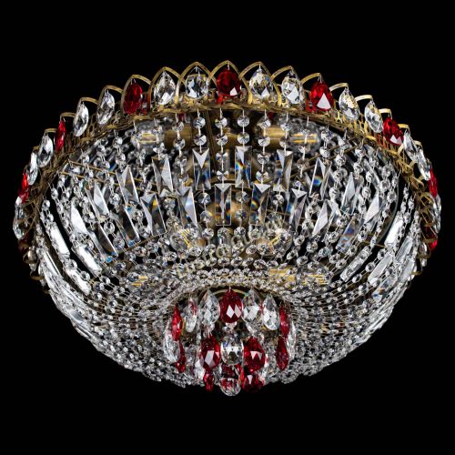 Люстра Астра Бутон №6 под бронзу Красная в Симферополе Гусь Хрустальный