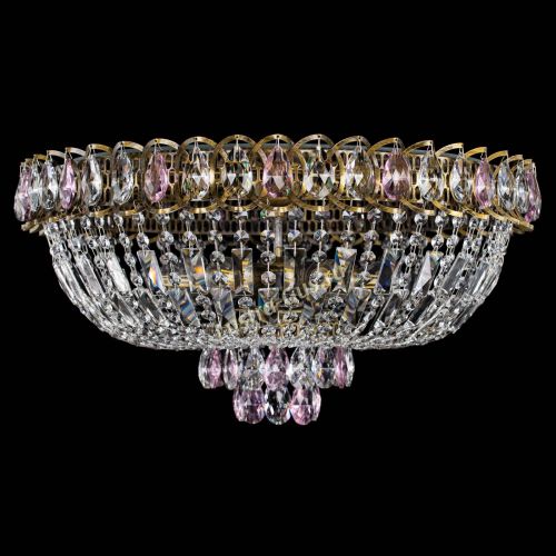 Люстра Астра Бутон №6 под бронзу Розовая в Симферополе Гусь Хрустальный