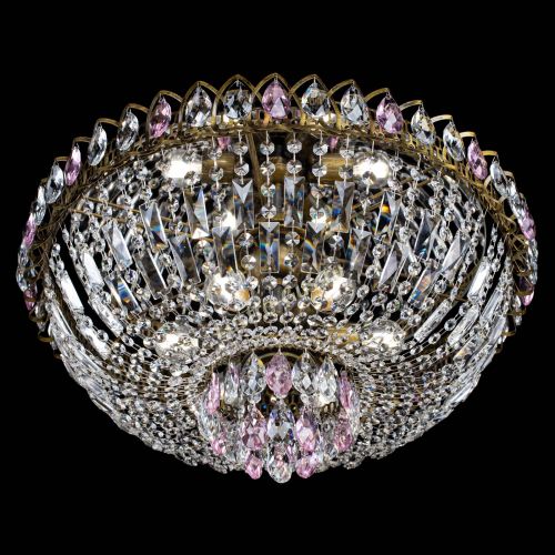 Люстра Астра Бутон №6 под бронзу Розовая в Симферополе Гусь Хрустальный