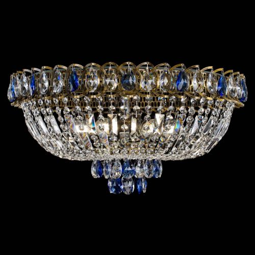 Люстра Астра Бутон №6 под бронзу Синяя в Симферополе Гусь Хрустальный