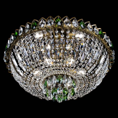 Люстра Астра Бутон №6 под бронзу Зеленая в Симферополе Гусь Хрустальный