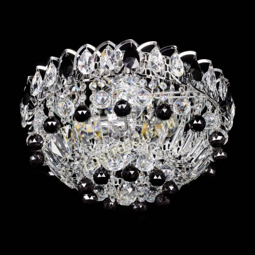 Люстра Астра Шар №3 Черная в Симферополе Гусь Хрустальный