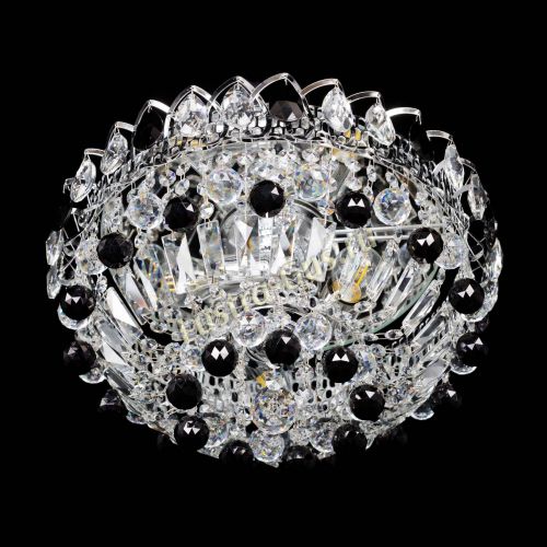 Люстра Астра Шар №3 Черная в Симферополе Гусь Хрустальный