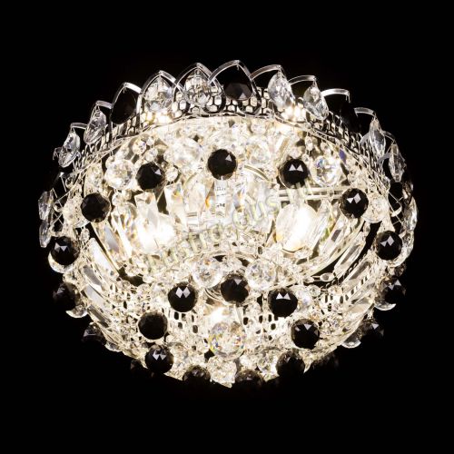 Люстра Астра Шар №3 Черная в Симферополе Гусь Хрустальный