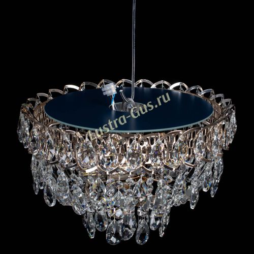 Люстра Астра Шар №3 с журавликами в Симферополе Гусь Хрустальный