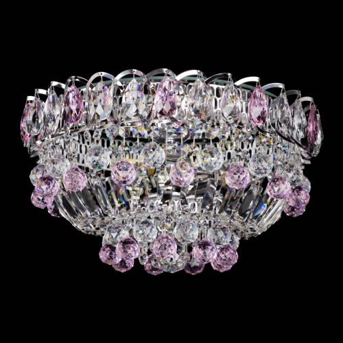 Люстра Астра Шар №3 Розовая в Симферополе Гусь Хрустальный