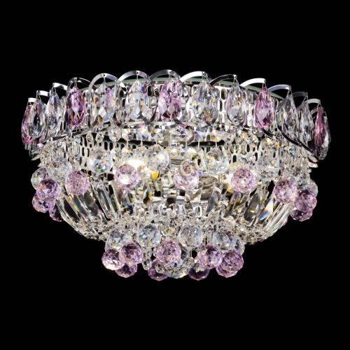 Люстра Астра Шар №3 Розовая в Симферополе Гусь Хрустальный