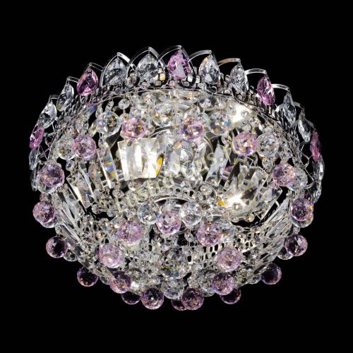 Люстра Астра Шар №3 Розовая в Симферополе Гусь Хрустальный