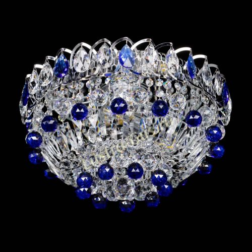 Люстра Астра Шар №3 Синяя в Симферополе Гусь Хрустальный