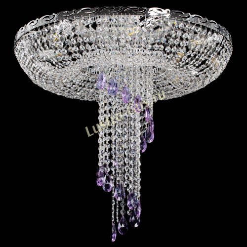 Люстра Диана №1 фиолетовая в Симферополе Гусь Хрустальный