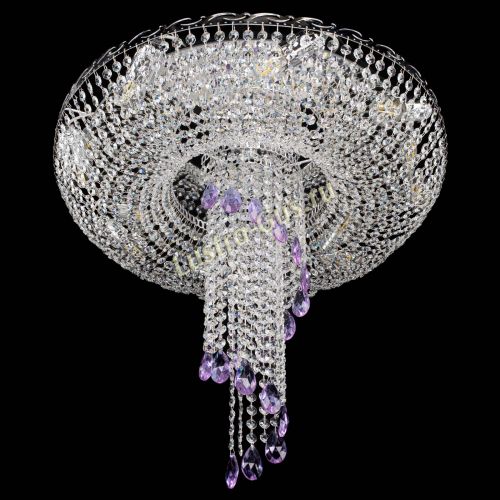 Люстра Диана №1 фиолетовая в Симферополе Гусь Хрустальный