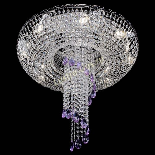 Люстра Диана №1 фиолетовая в Симферополе Гусь Хрустальный