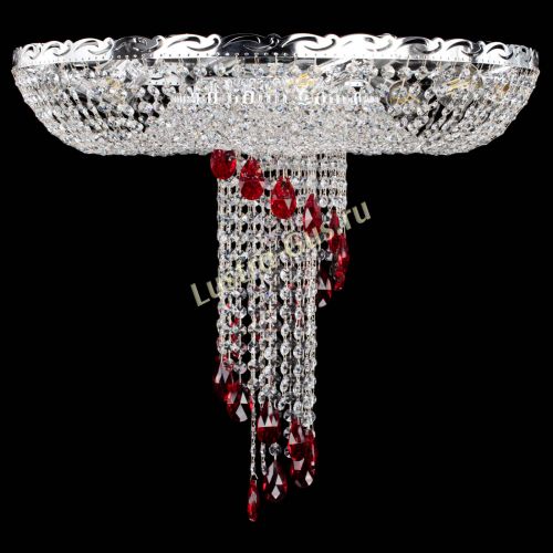 Люстра Диана №1 красная в Симферополе Гусь Хрустальный