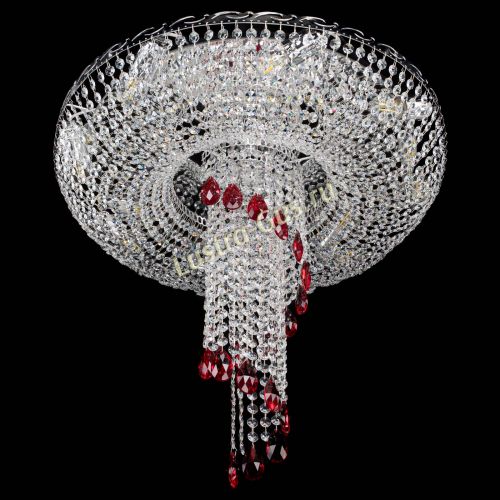Люстра Диана №1 красная в Симферополе Гусь Хрустальный