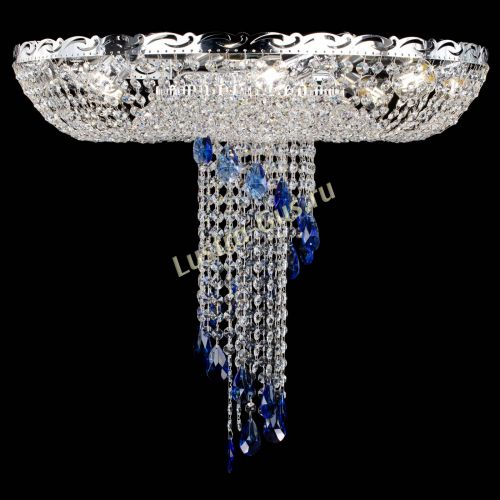 Люстра Диана №1 синяя в Симферополе Гусь Хрустальный