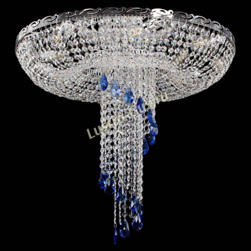 Люстра Диана №1 синяя в Симферополе Гусь Хрустальный