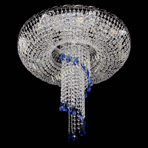 Люстра Диана №1 синяя в Симферополе Гусь Хрустальный