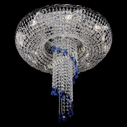 Люстра Диана №1 синяя в Симферополе Гусь Хрустальный
