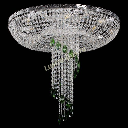 Люстра Диана №1 зеленая в Симферополе Гусь Хрустальный
