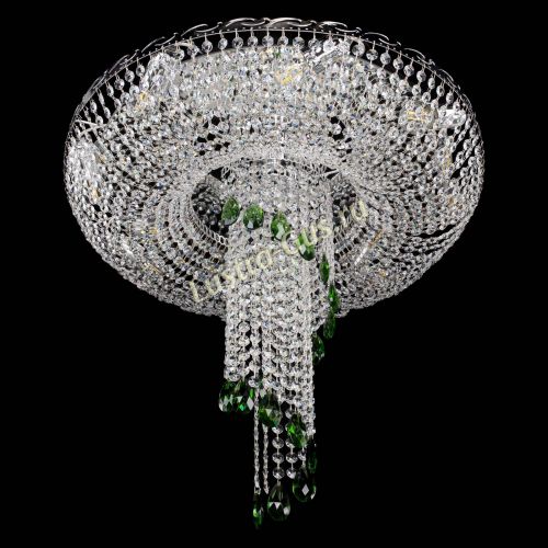 Люстра Диана №1 зеленая в Симферополе Гусь Хрустальный