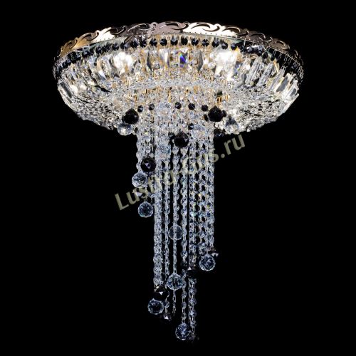 Люстра Диана №6 Шар 30 черная в Симферополе Гусь Хрустальный