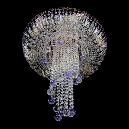 Люстра Диана №6 Шар 30 фиолетовая в Симферополе Гусь Хрустальный