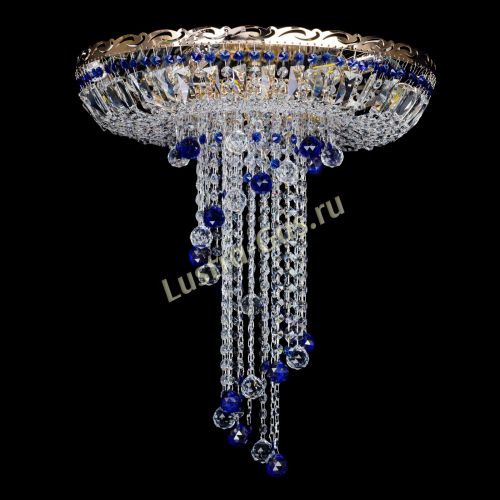 Люстра Диана №6 Шар 30 синяя в Симферополе Гусь Хрустальный