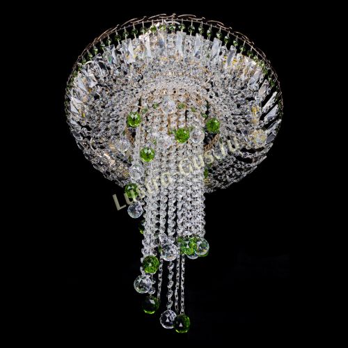 Люстра Диана №6 Шар 30 зеленая в Симферополе Гусь Хрустальный