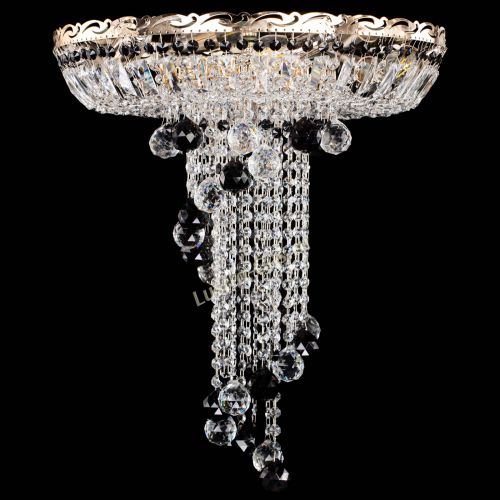 Люстра Диана №6 Шар 40 черная в Симферополе Гусь Хрустальный