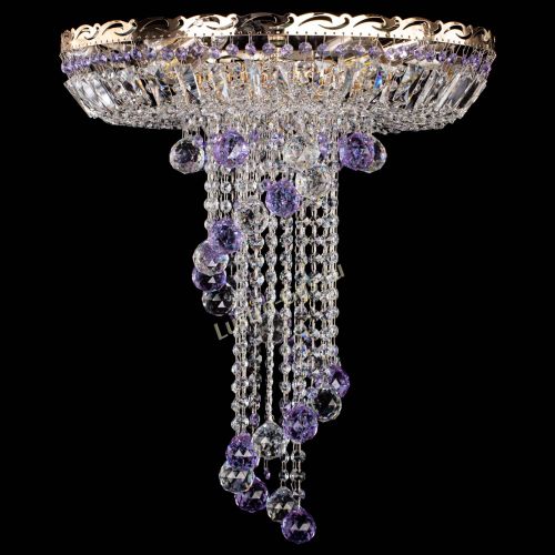 Люстра Диана №6 Шар 40 фиолетовая в Симферополе Гусь Хрустальный
