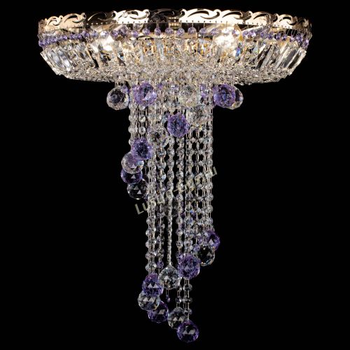 Люстра Диана №6 Шар 40 фиолетовая в Симферополе Гусь Хрустальный