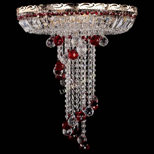 Люстра Диана №6 Шар 40 красная в Симферополе Гусь Хрустальный