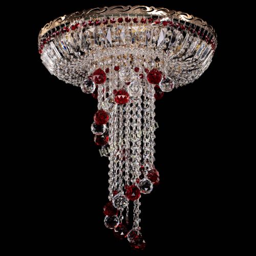 Люстра Диана №6 Шар 40 красная в Симферополе Гусь Хрустальный
