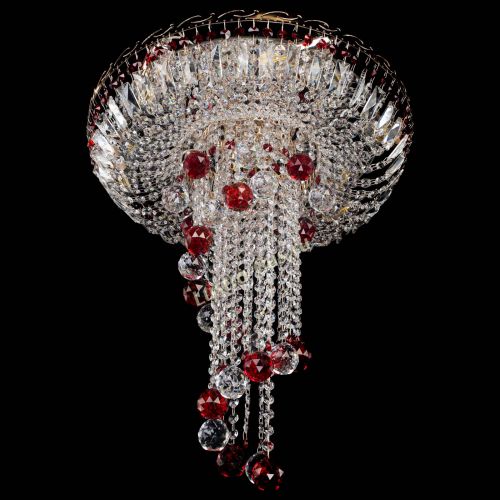 Люстра Диана №6 Шар 40 красная в Симферополе Гусь Хрустальный
