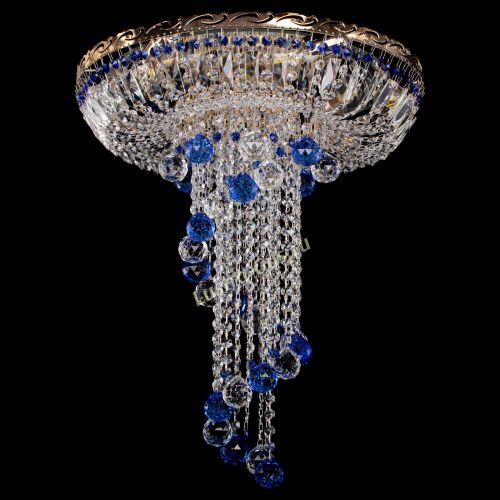 Люстра Диана №6 Шар 40 синяя в Симферополе Гусь Хрустальный