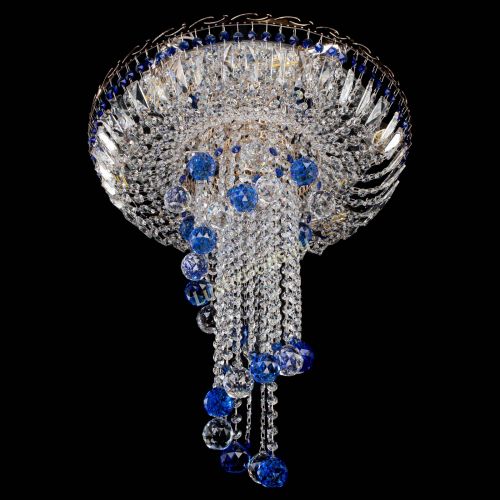 Люстра Диана №6 Шар 40 синяя в Симферополе Гусь Хрустальный